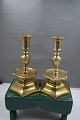 Pair of beautiful ore candlesticks 26cm on 
6-squared stand from about year 1920