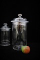 Antique French 
candy glass 
"pot á bonbon" 
in mouth blown 
...
