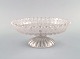 Baccarat, France. Art deco compote in clear and frosted mouth-blown art glass. 
1940s.
