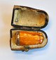 Cigar tube in 
milk amber, 
19th century 
Denmark.