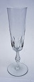 Tall champagne 
glass
