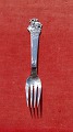 The Shepherdess and the Sweep, child's fork of 
Danish solid silver