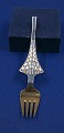 Michelsen Christmas fork 1965 of Danish partial gilt sterling silver