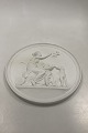 Bing and 
Grondahl 
Biscuit Plate 
Shepherdess 
with a ...