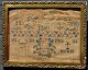 Name cloth, 
1860, Denmark. 
Embroidery.