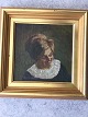 Maleri af Chr. Aigens - Portræt af kvinde.