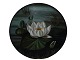 Ipsen Art 
Pottery 
Black plate 
with water 
lilly