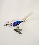 Christmas ornament, hand painted glass bird, 1930s.
Great condition
