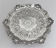 Engelsk salver. 
Sterling (925). 
London, 
Produceret 
1769. ...