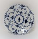 Royal Copenhagen. Blue Fluted Full Lace. Cake plate. Model 1088. Diameter 15 cm. 
(1 quality).