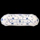 Royal Copenhagen, blue fluted half lace porcelain; a celery dish #714