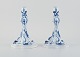 Meissen, Germany. A pair of large antique bulb pattern candlesticks.
19th century.