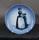 B&G Denmark  plate with motif "la Serveuse" from painting by Jean-Etienne 
Liotard, Switzerland.