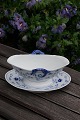 Butterfly Danish porcelain, oval sauce boat on fixed stand