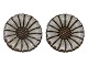 Michelsen Silver
Small Daisy ear clips with extra fine enamel