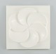 IKEA "Rabatt" wall decoration in white plastic.