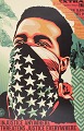 OBEY - Shepard Fairey (1970).
"Injustice anywhere threatens Justice everywhere".
Serigrafisk tryk i farver.