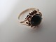 H.I.Andersen guldring i 14 karat med jade.
