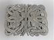 Silver belt buckle (830). Length 75 mm. Height 50 mm.