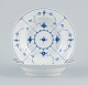 Royal Copenhagen, Blue Fluted Plain, a set of two deep plates.