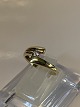 Gold ring with stone in 14 carat gold
Size 51