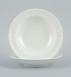 Royal Copenhagen, two small deep plates, Salto.
White porcelain.