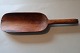 An old spoon made of wood  from the old grocer