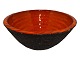 Jysk Art PotteryOrange bowl from the 1970