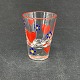 Enamel painted tumbler from Holmegaard, hearts