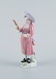 Meissen, Germany, porcelain figure. Overglaze.
A boy in fine clothes.