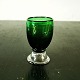 Reutemann Antik præsenterer: Grønt "Pepita" snapseglas