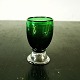 Reutemann Antik 
præsenterer: 
Grønt 
"Pepita" 
snapseglas
