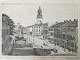 Radering af 
F.E. Bording - 
Parti fra 
Göteborg ca 
1850.