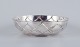 Battuto, Italy, modernist silver bowl, Italian design. Handmade.