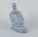 Greenlandica, Sarak, Greenlandic woman in profile, sculpture in soapstone.