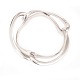 Georg Jensen sterlingsilver Infinity bracelet 452. Size inside: 6x6,5cm