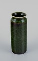 Carl Harry Stålhane for Rörstrand, Sweden, ceramic vase with green-brown glaze.