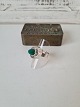 N.E.From vintage ring in silver with green stone