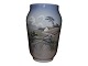 Royal Copenhagen
Large vase with Danish farmhouse and crows