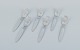 Georg Jensen, Cactus, a set of six sterling silver dinner forks.