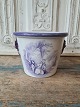 19th century 
English faience 
flower pot with 
lion heads ...