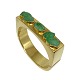 Antik 
Damgaard-
Lauritsen 
præsenterer: 
Armring af 
14 kt. guld med 
jade