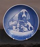 B&G Denmark Mother's Day  Anniversary plate 
1969-1979 with motif from the first Mother's Day 
plate