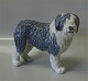 Kongelig Porcelæn Gl. Engelsk Fårehund 4952 Old English Sheepdog ca. 21 x 24 cm