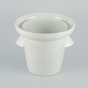 Gustavsberg, large "Granit" champagne cooler in white porcelain. For magnum 
bottle.