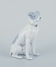 Fritz and Ilse Pfeffer, Gotha, Germany. Porcelain figurine of a standing dog.