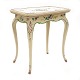 Aabenraa 
Antikvitetshandel 
presents: 
Swedish 
faience tray 
top table 
Stralsund circa 
1770. H: 75cm. 
Top: 72x49cm