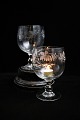 STORT antikt fransk mundblæst Souvenir glas med skrift ...