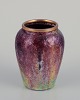 Sarlandie for Limoges, France.
Enamelwork vase with polychrome enamel decoration.
