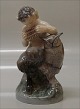 Royal Copenhagen figurine 2107 RC Faun with owl CT (1953) 16 x 9 cm